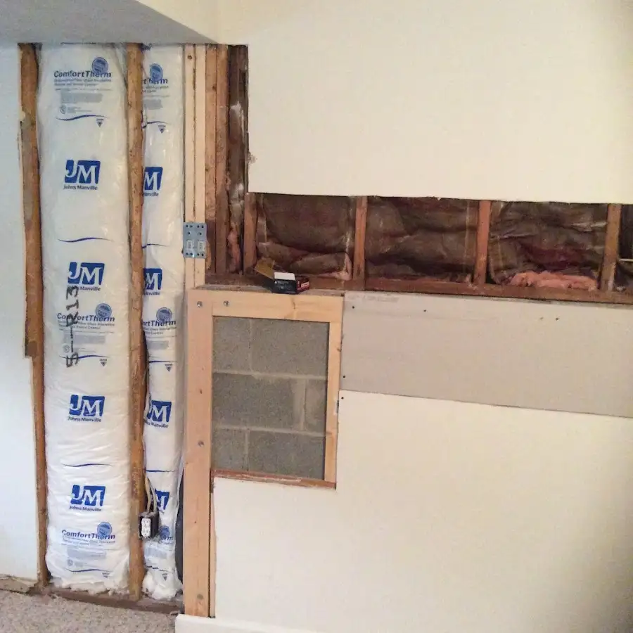 Wall insulation replacement during Odor Removal & Deodorization in Magnolia